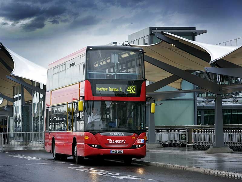 اتوبوس های دوطبقه تفریحی توریستی در راه تهران